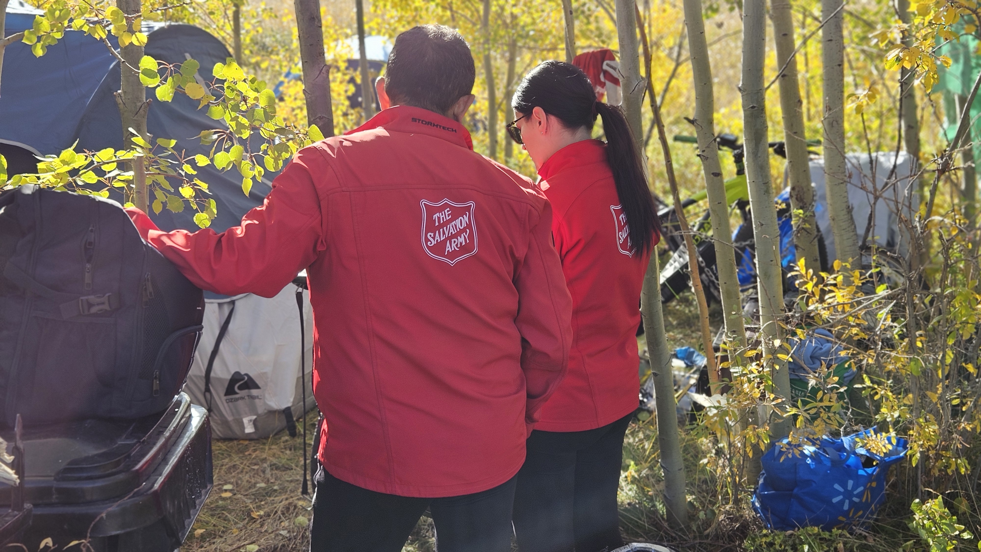 Salvation Army workers support those experiencing homelessness